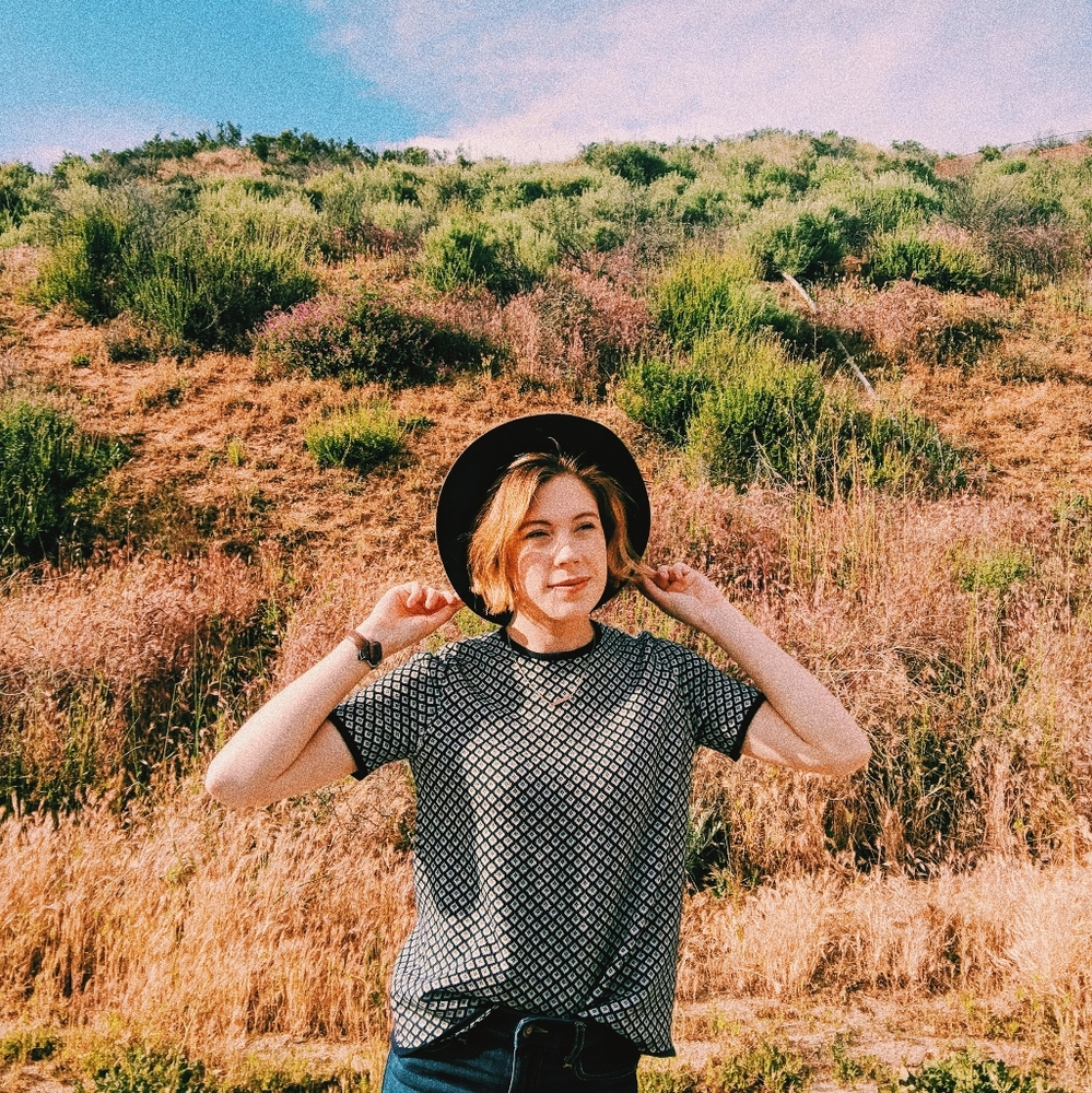 Knit Blue Zara Tee